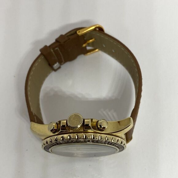 Michael Kors Everest MK5873 Women's Brown Leather Analog Dial Quartz Watch JK568 - Picture 8 of 12